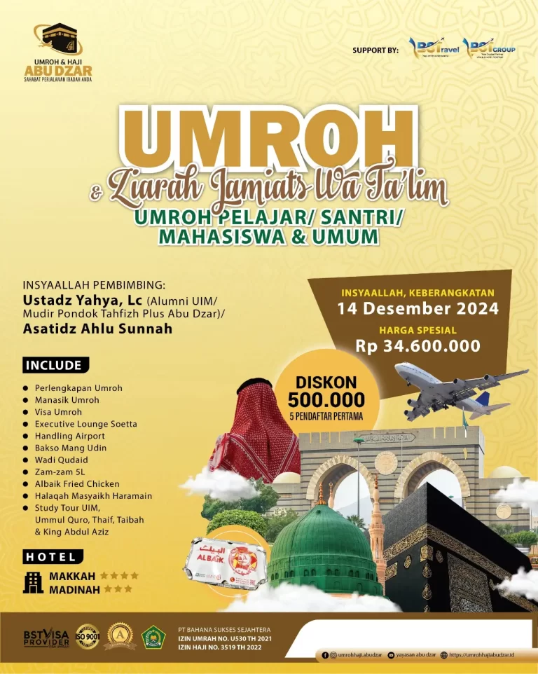 Umroh & Ziarah Jamiats wa ta'lim re